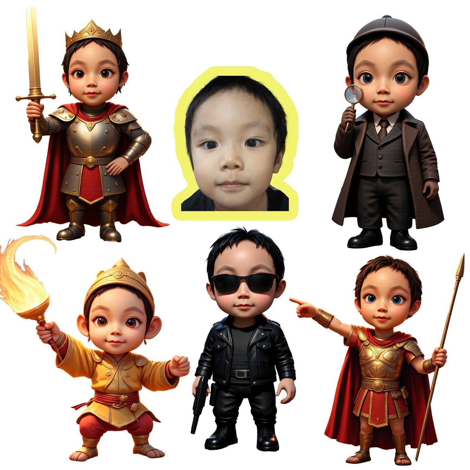 Custom Cartoon Stickers Australia | Turn Photos Into 20 Unique Designs | AnnRoo - AnnRoo Custom Studio