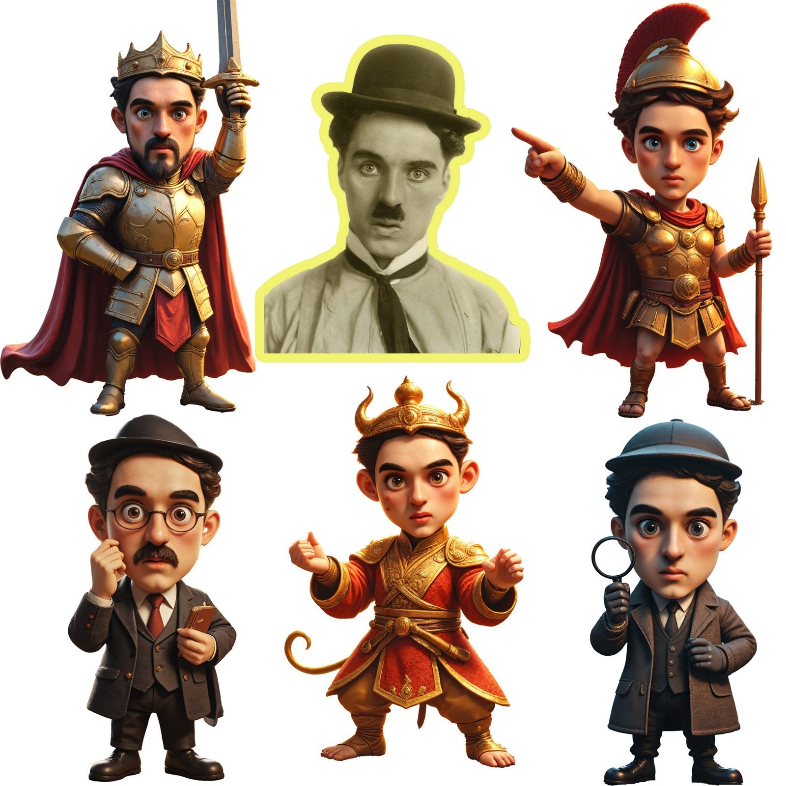 Custom Cartoon Stickers Australia | Turn Photos Into 20 Unique Designs | AnnRoo - AnnRoo Custom Studio