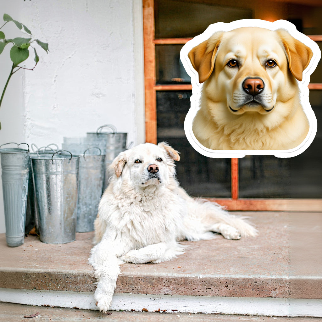 CUSTOM PET PORTRAIT STICKERS