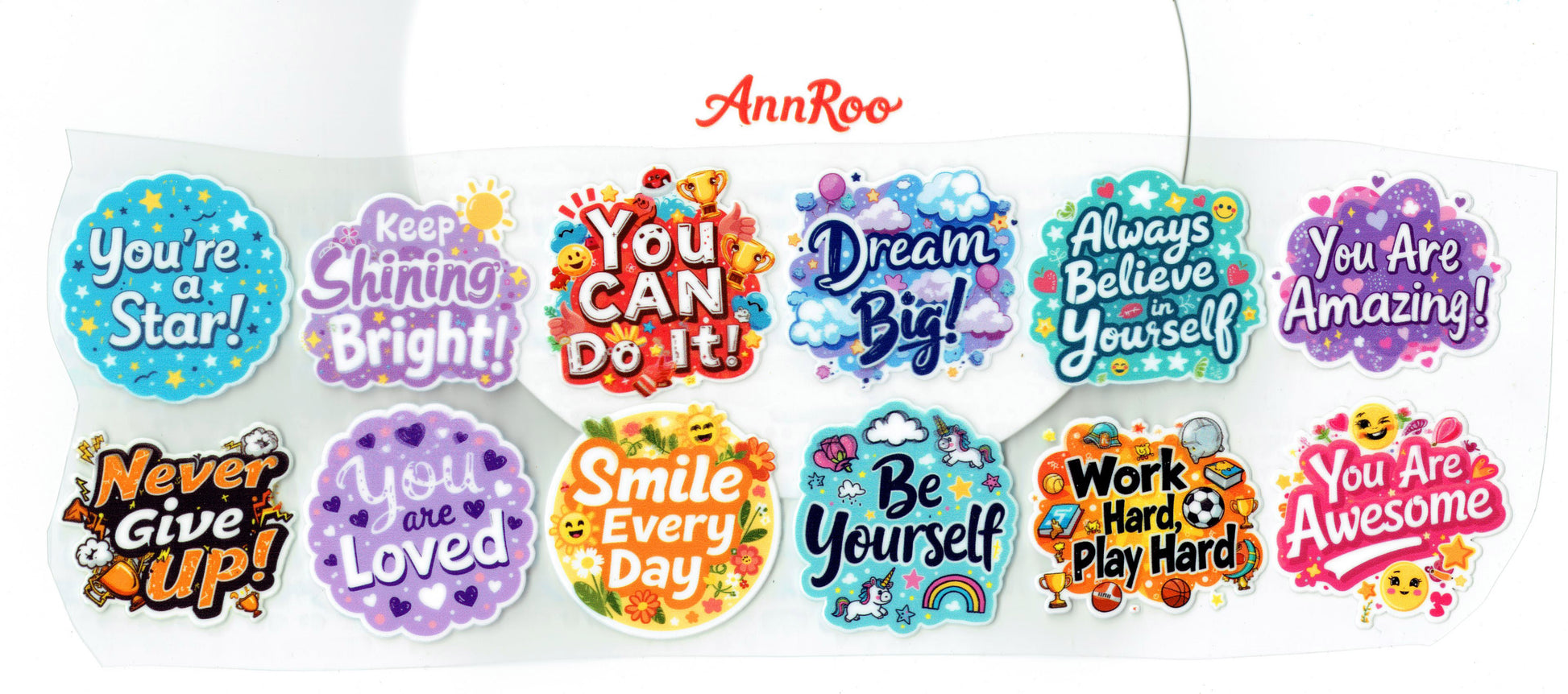Say-It Stickers - AnnRoo Custom Studio