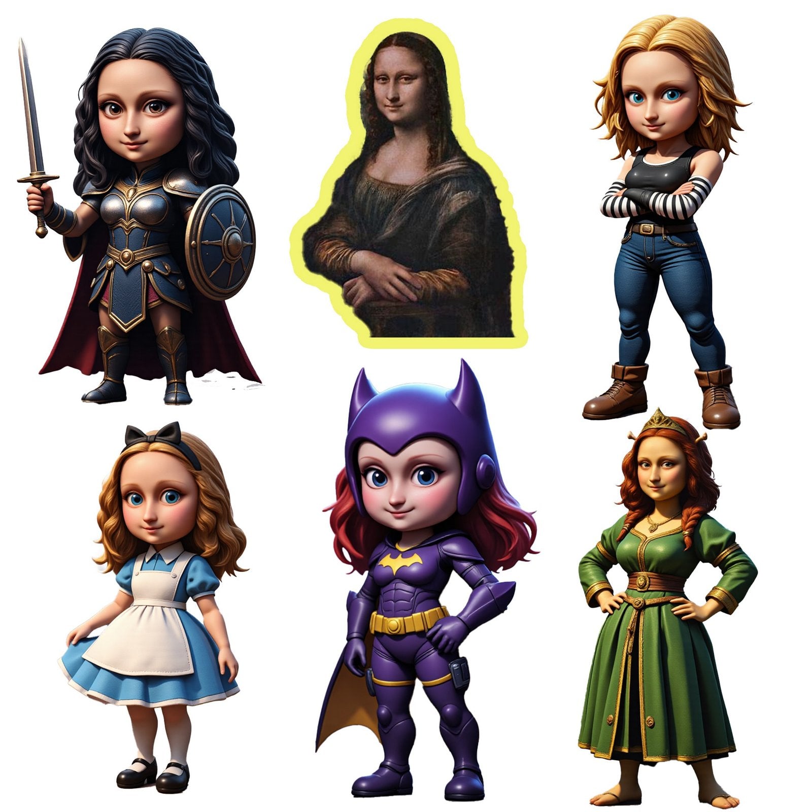 Custom Cartoon Stickers Australia | Turn Photos Into 20 Unique Designs | AnnRoo - AnnRoo Custom Studio