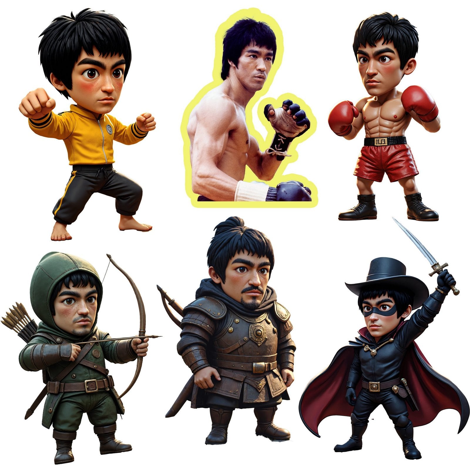 Custom Cartoon Stickers Australia | Turn Photos Into 20 Unique Designs | AnnRoo - AnnRoo Custom Studio 