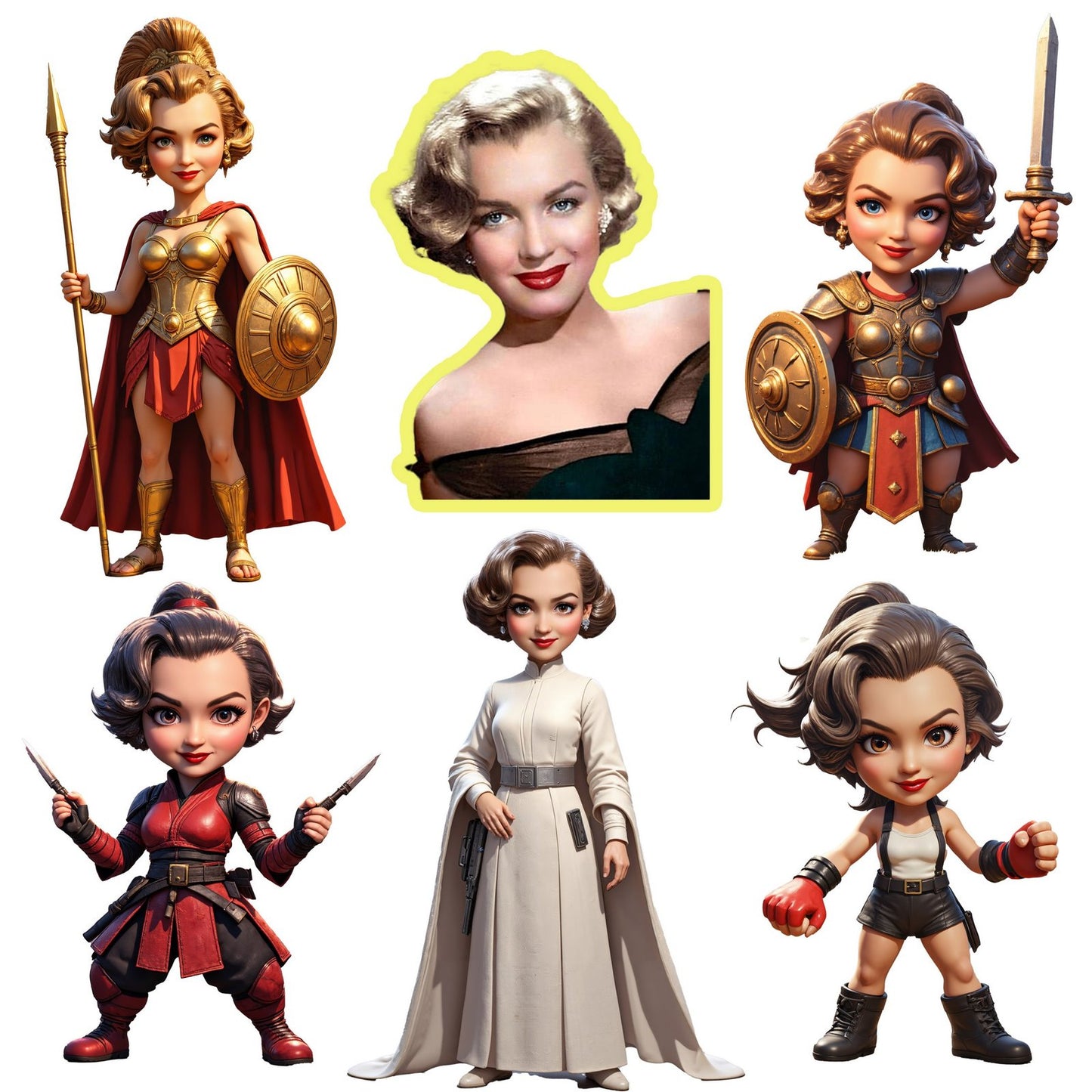 Custom Cartoon Stickers Australia | Turn Photos Into 20 Unique Designs | AnnRoo - AnnRoo Custom Studio 