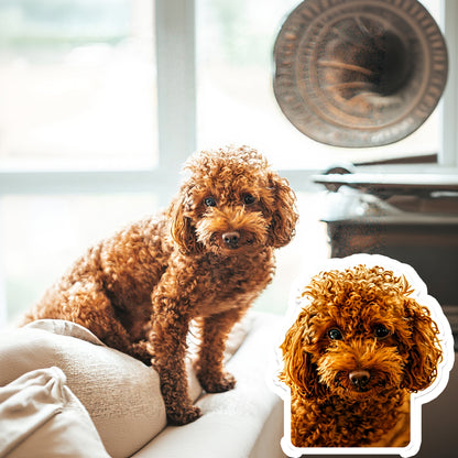 CUSTOM PET PORTRAIT STICKERS