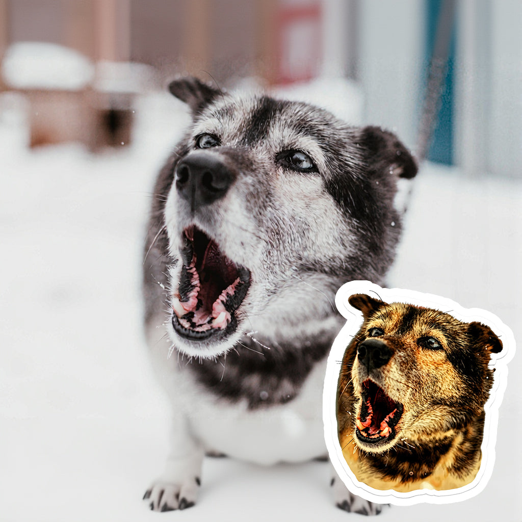 CUSTOM PET PORTRAIT STICKERS
