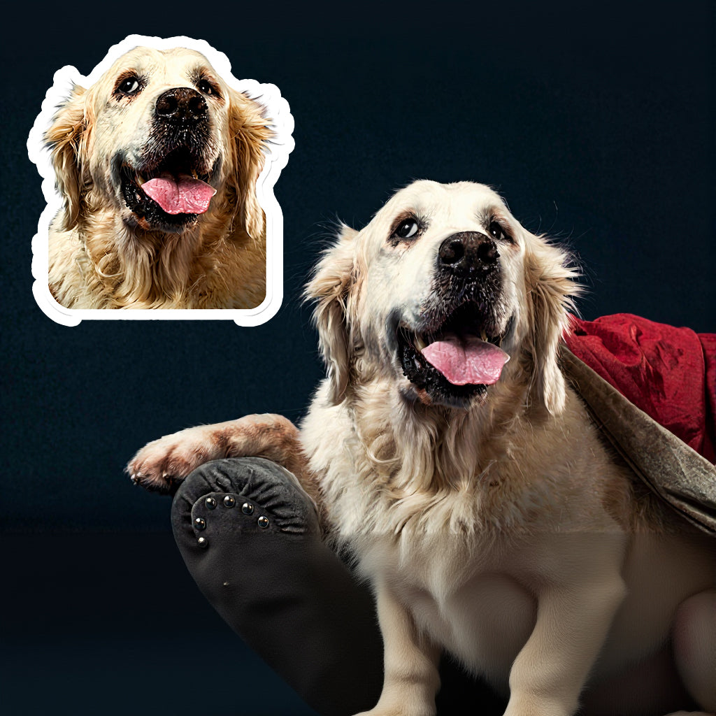 CUSTOM PET PORTRAIT STICKERS
