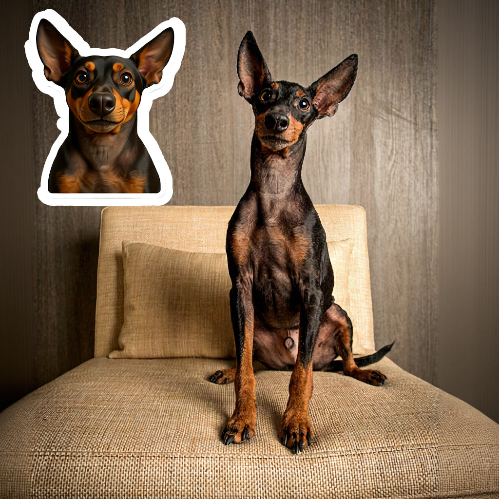 CUSTOM PET PORTRAIT STICKERS