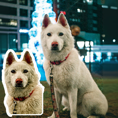 CUSTOM PET PORTRAIT STICKERS