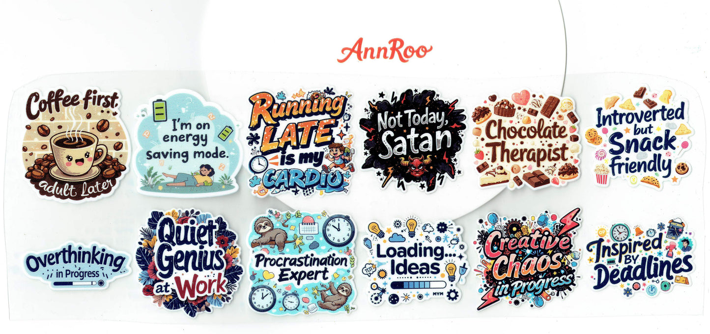 Say-It Stickers - AnnRoo Custom Studio 