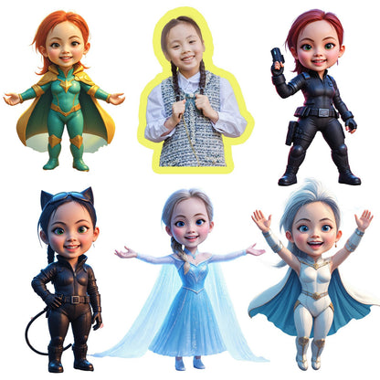 Custom Cartoon Stickers Australia | Turn Photos Into 20 Unique Designs | AnnRoo - AnnRoo Custom Studio 