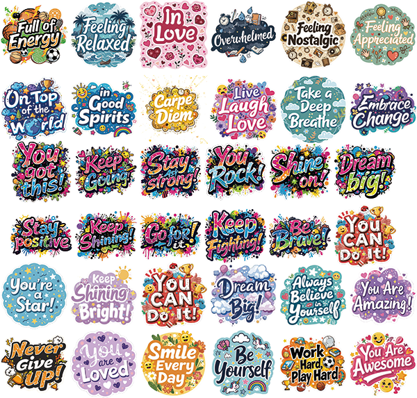 Say-It Stickers - AnnRoo Custom Studio 