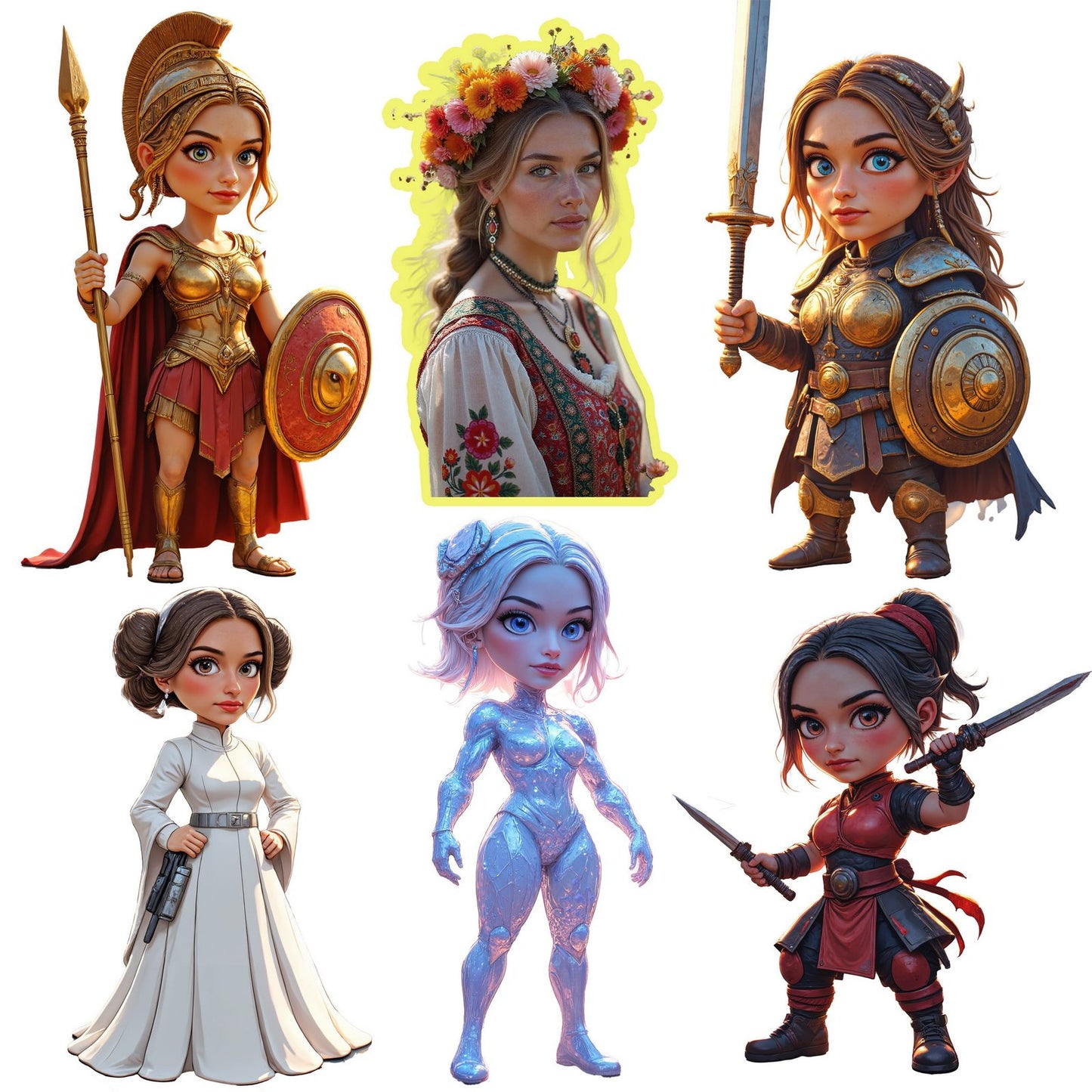 Custom Cartoon Stickers Australia | Turn Photos Into 20 Unique Designs | AnnRoo - AnnRoo Custom Studio 