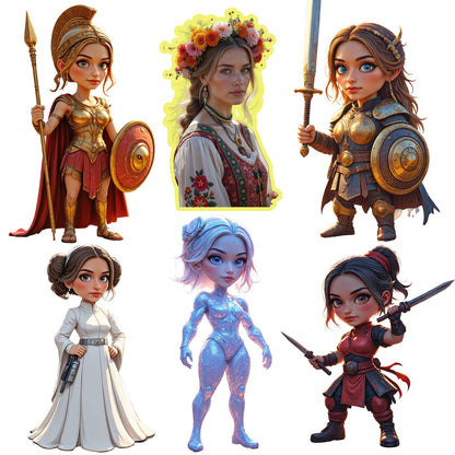 Custom Cartoon Stickers Australia | Turn Photos Into 20 Unique Designs | AnnRoo - AnnRoo Custom Studio 